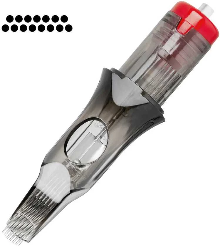 Activeshop Tatuiruotės kasetė El Cartel V2 - 0.35 15RM Medium Taper, 10 vnt.