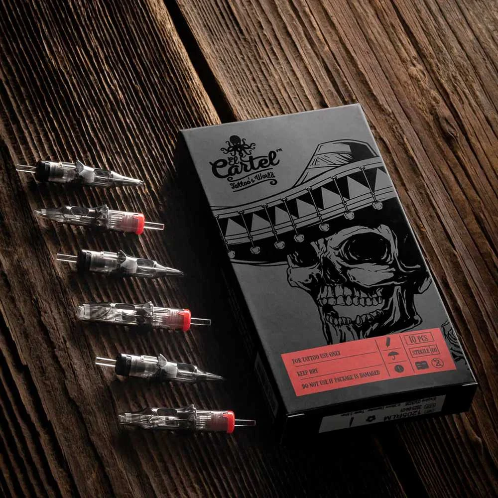 Activeshop Tattoo kasetė El Cartel V2 - 0,30 13 RM-W LongTaper, 10 vnt.