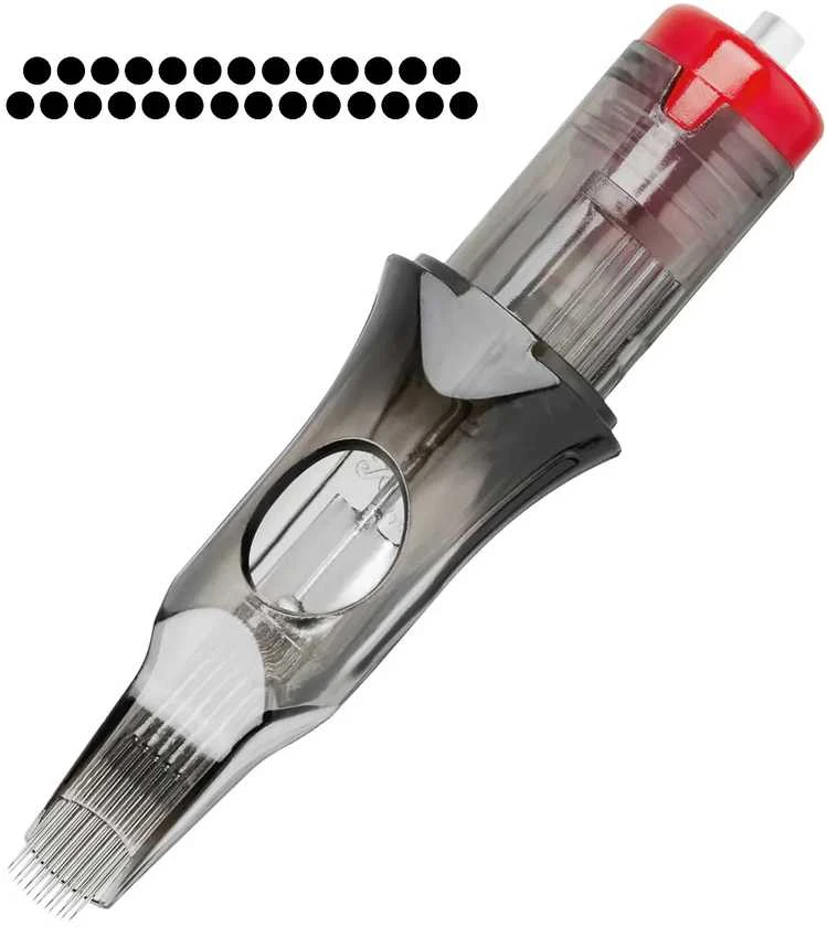 Activeshop Tatuiruotės kasetė El Cartel V2 - 0.30 27RM Medium Taper, 10 vnt.