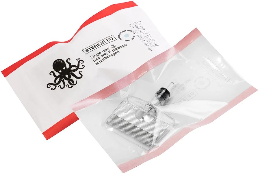 Activeshop Tatuiruotės kasetė El Cartel V2 - 0,35 123RM ShortTaper 5 vnt., juoda