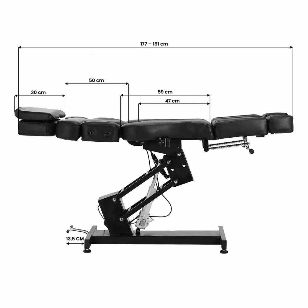 Activeshop Tatuiruočių krėslas Pro Ink 3710 Electric Juodas