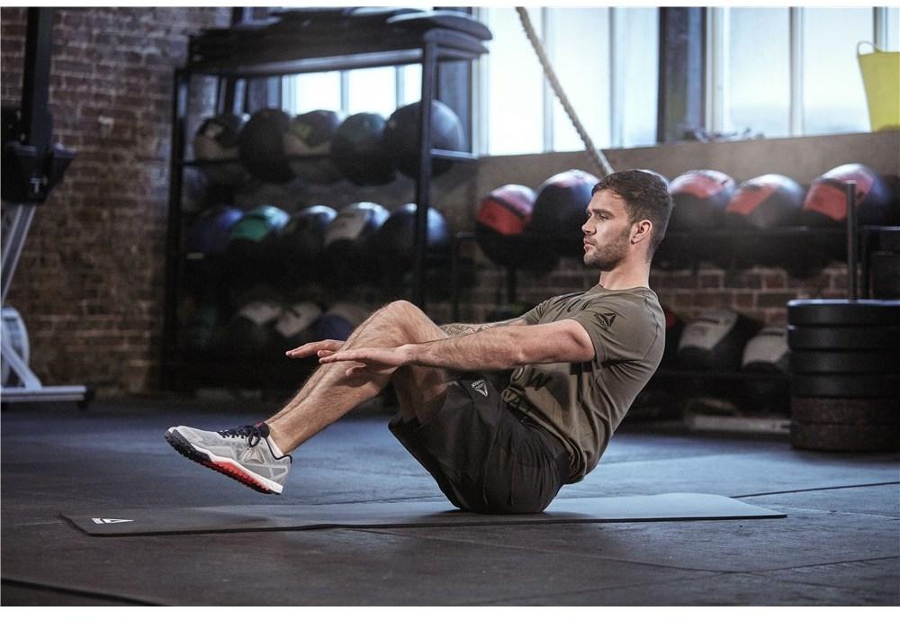 Treniruočių kilimėlis Reebok Training 7mm, juodas