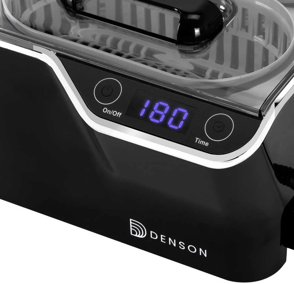 Activeshop Ultragarsinė valymo vonelė DENSON ACDS-100 50W 600ml Juodas