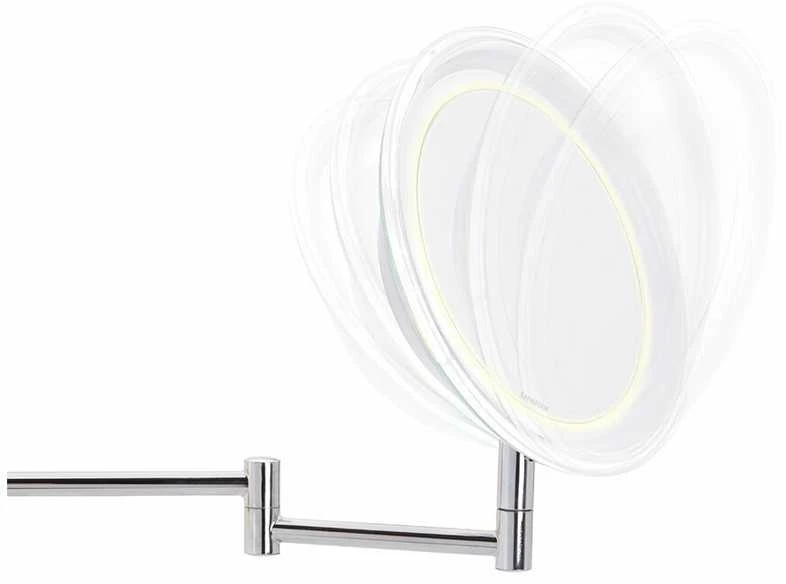 Vaizdą didinantis sieninis veidrodis (X10) su LED apšvietimu Lanaform Wall Mirror