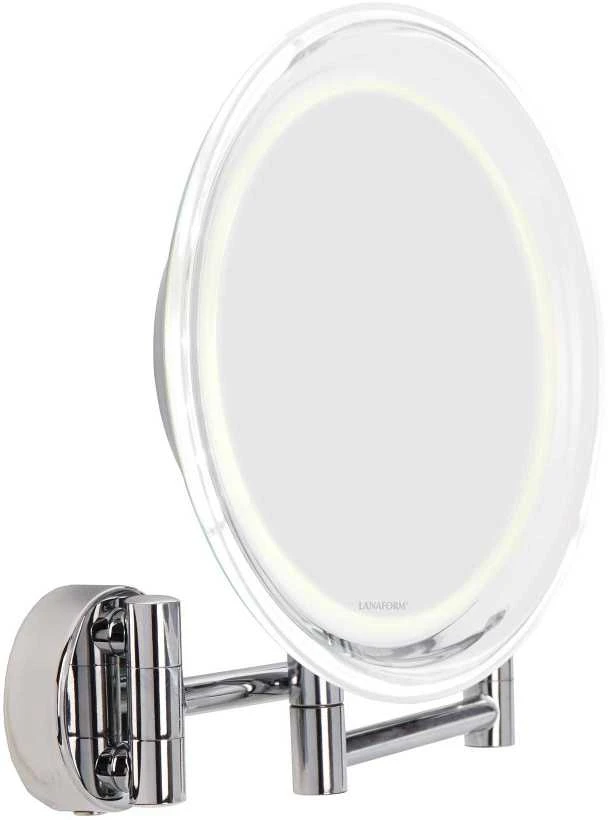 Vaizdą didinantis sieninis veidrodis (X10) su LED apšvietimu Lanaform Wall Mirror