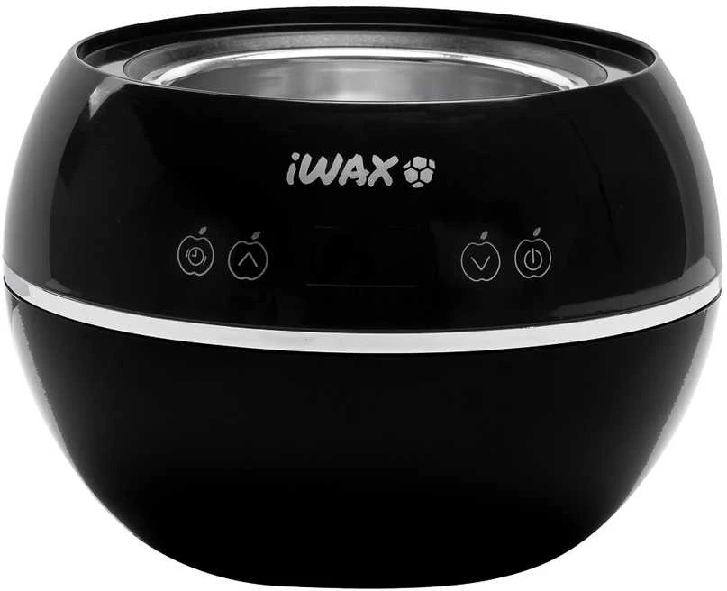 Juodas iWax 500ml šildytuvas su skaitmeniniu ekranu
