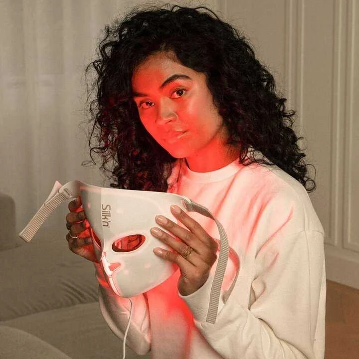LED veido kaukė su EMS stimuliacija Silk'n LED EMS Face Mask