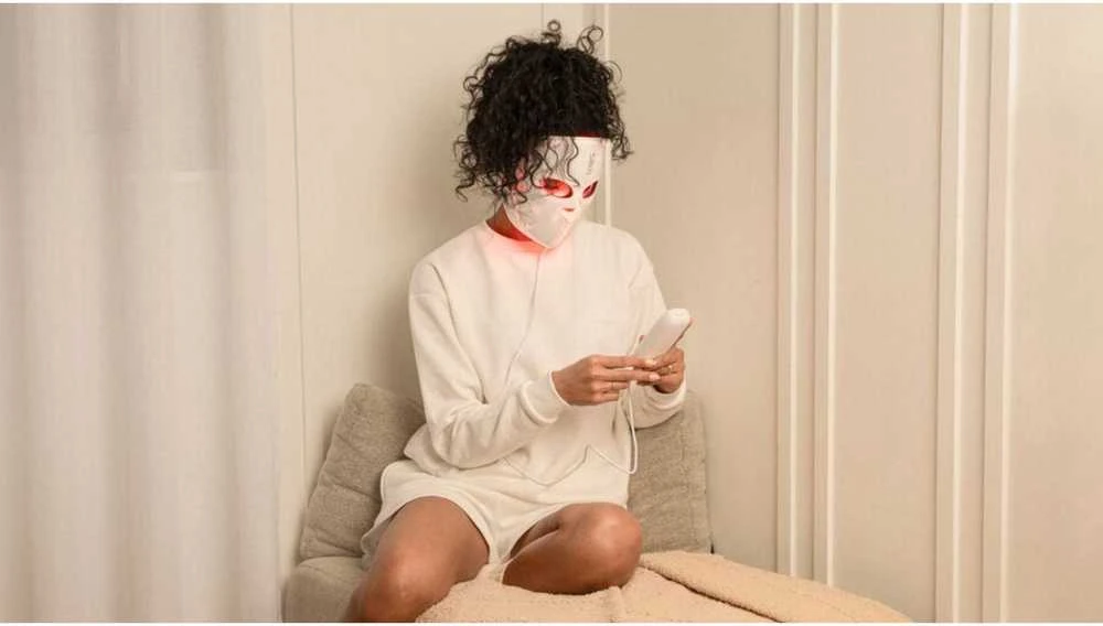 LED veido kaukė su EMS stimuliacija Silk'n LED EMS Face Mask