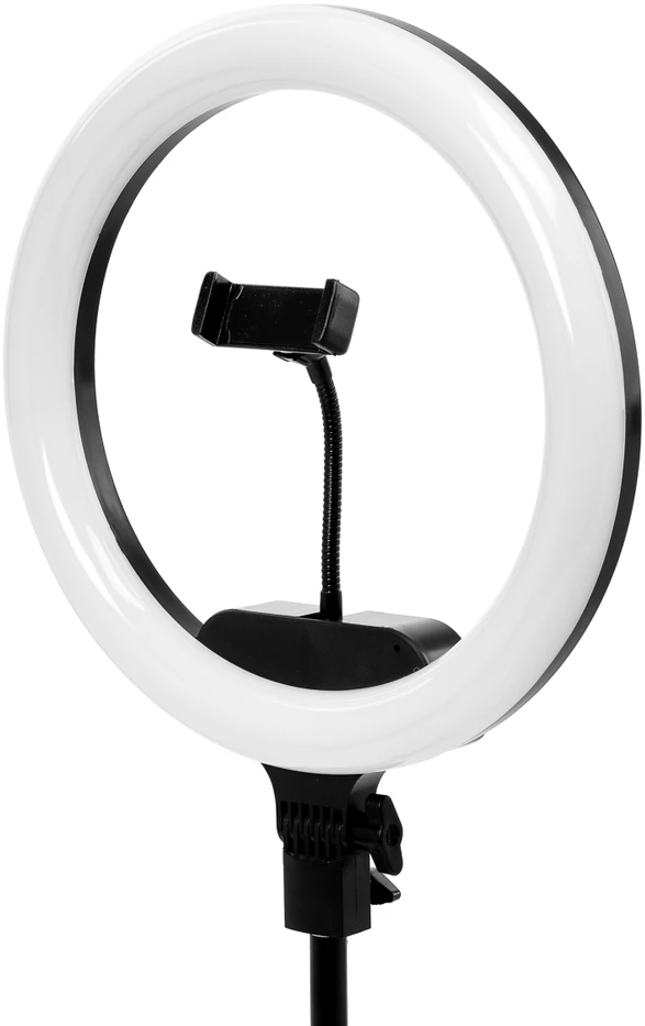 Žiedo formos LED lempa su trikoju 36W, juoda
