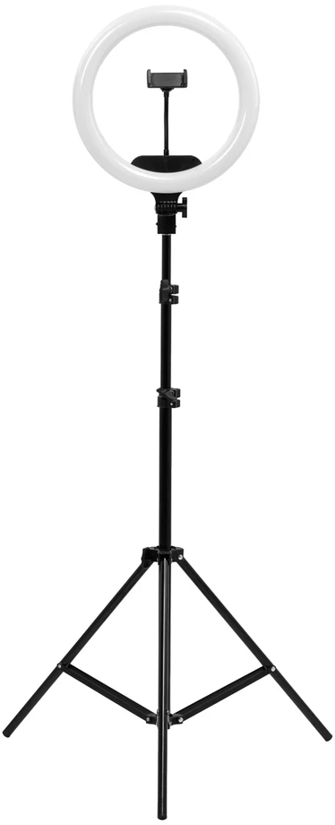 Žiedo formos LED lempa su trikoju 36W, juoda