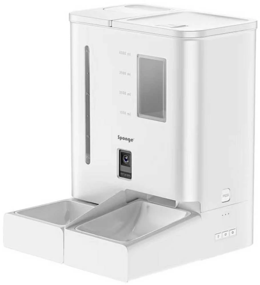 Išmanus maisto dozatorius Sponge Pet Feeder DUAL