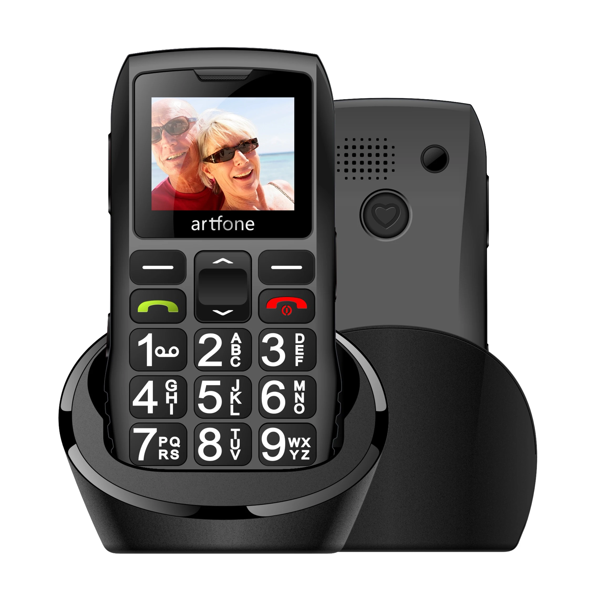 Senjorų telefonas Artfone C1+ (LT, LV, EE, RU)