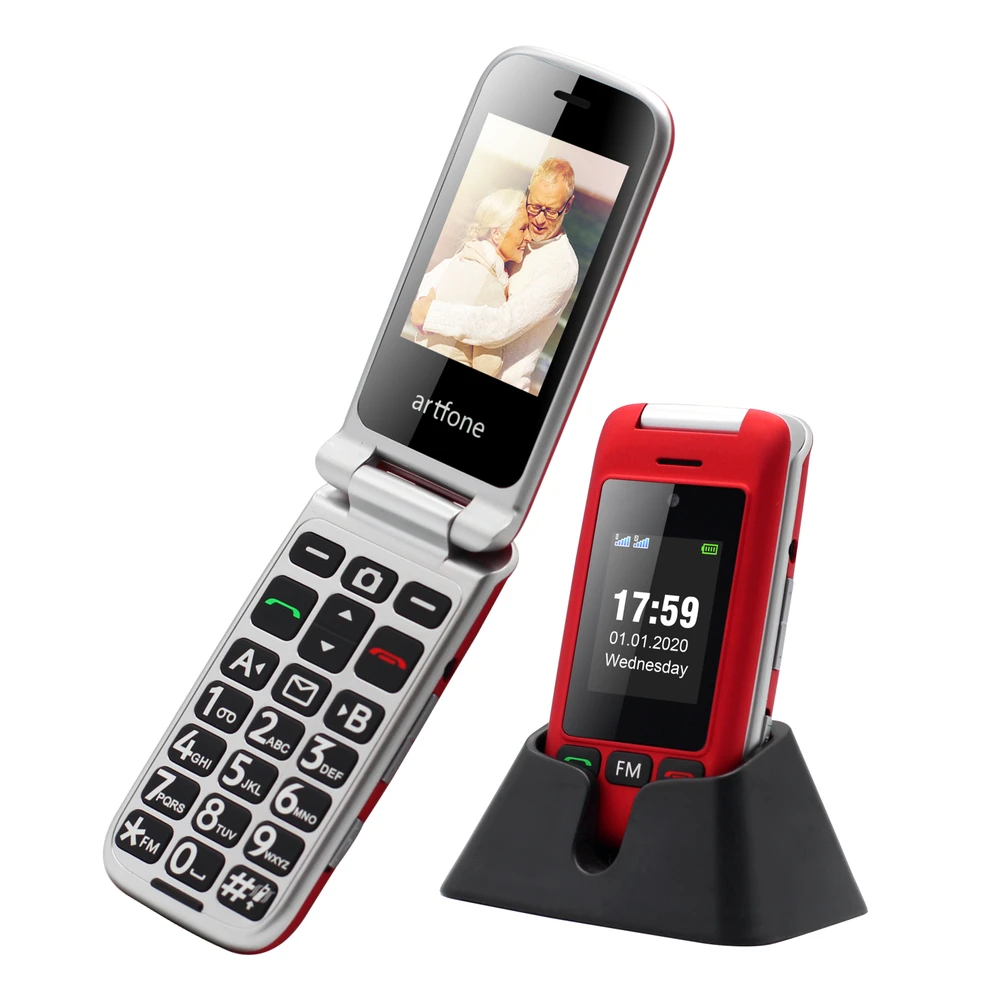 Senjorų telefonas Artfone C10 (LT, LV, EE, RU)