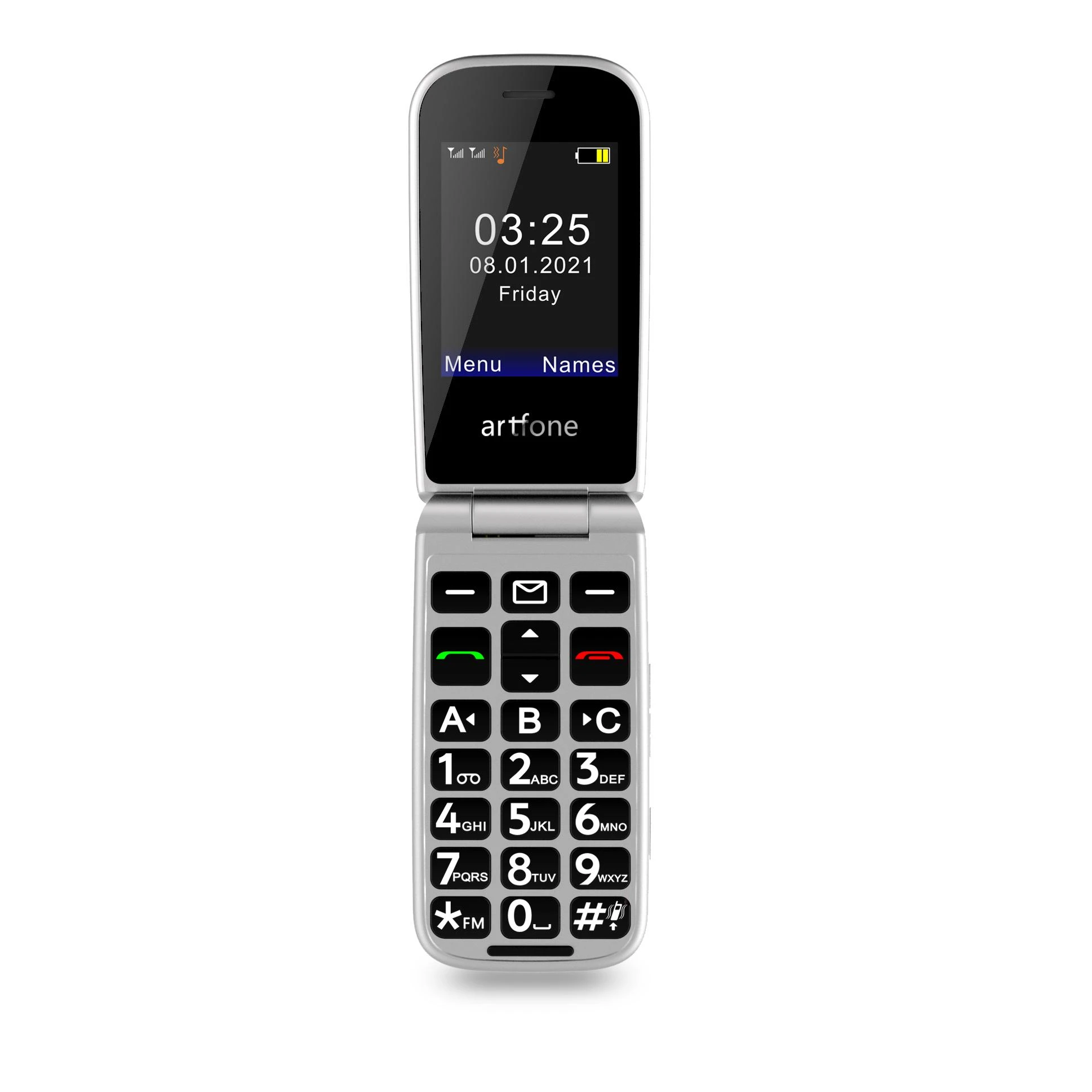 Senjorų telefonas Artfone F20 (LT, LV, EE, RU)