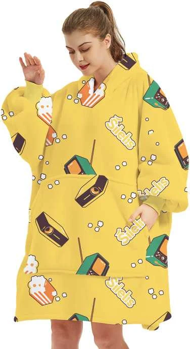 Šilelis sweater blanket yellow