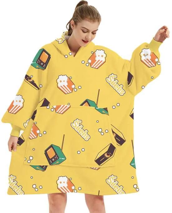 Šilelis sweater blanket yellow