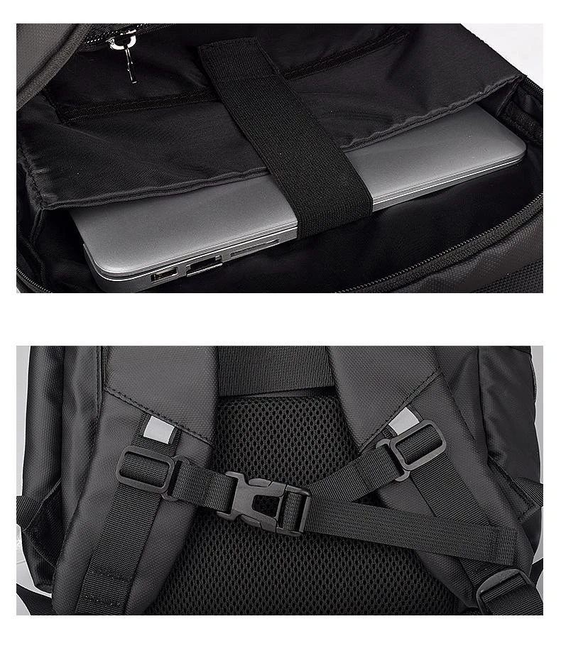 15" (~38 cm) Sponge All Black kuprinė, 15,4" su USB jungtimi, juodos spalvos, 41 x 28 x 14 cm, 0,6 kg