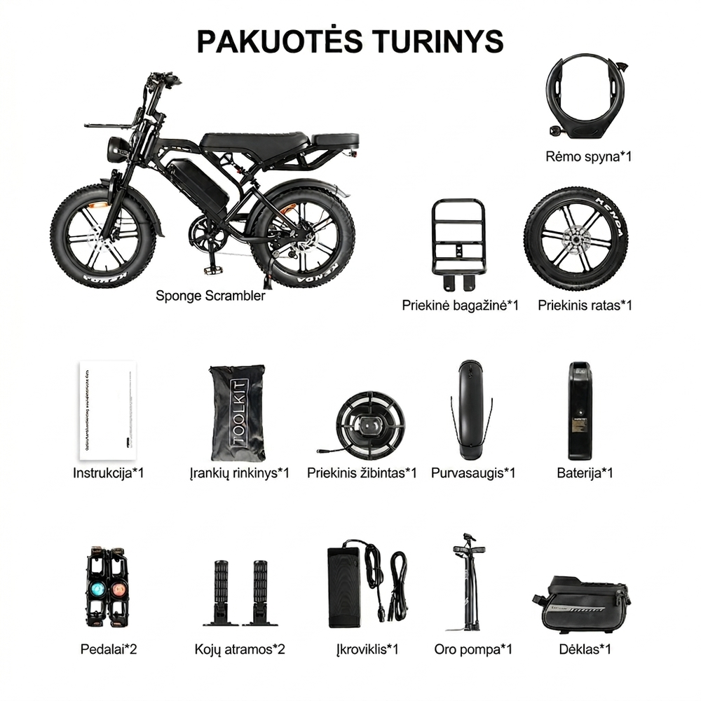 Sponge Scrambler Bike