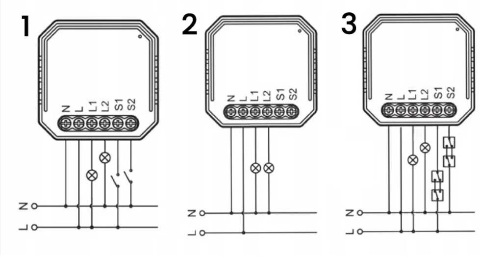 Spring WIFI remote light controller, two lines