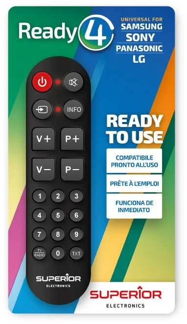 Superior Electronics Universal Remote Control for LG/Samsung/Sony SmartTV