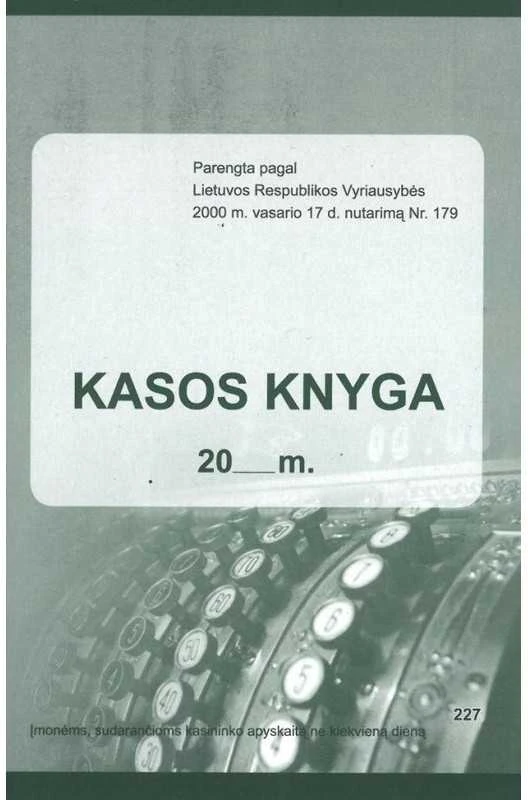 Dolovija Kasos knyga savekop. A5 per periodą
