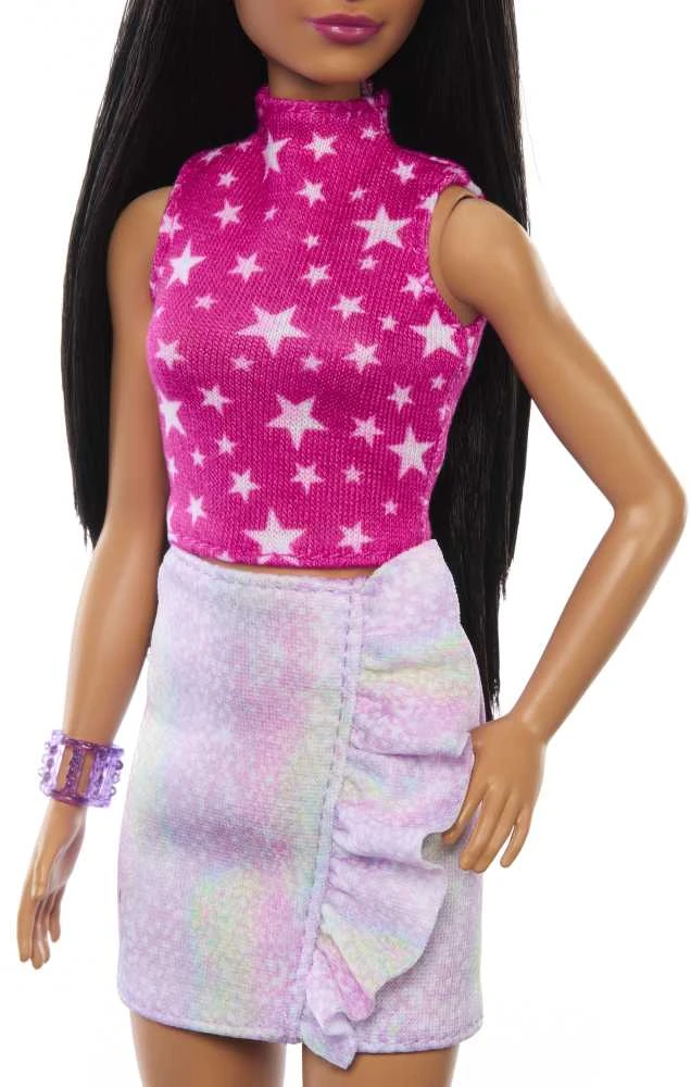 Mattel „Barbie“ madistė blizgančiu sijonu (HRH13)