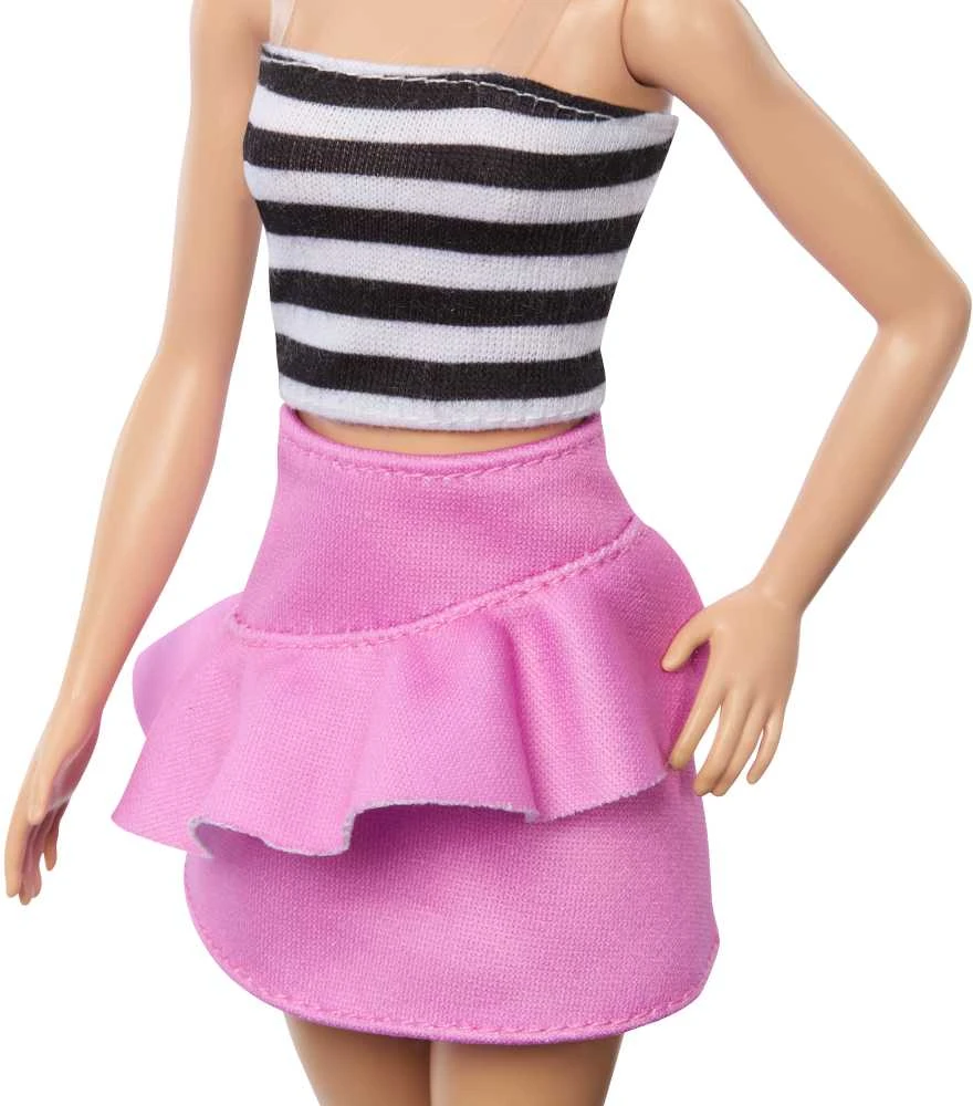 Mattel „Barbie“ madistė dryžuota palaidine (HRH11)