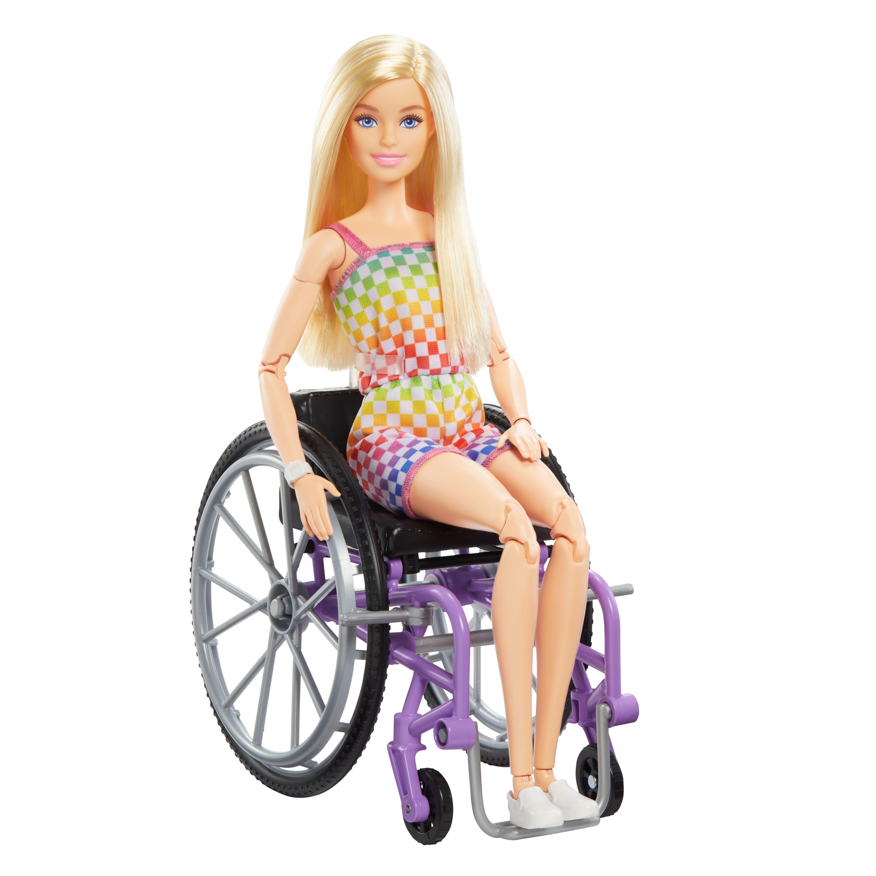 Barbie Mattel Barbė madistė neįgaliojo vežimėlyje šviesiais plaukais