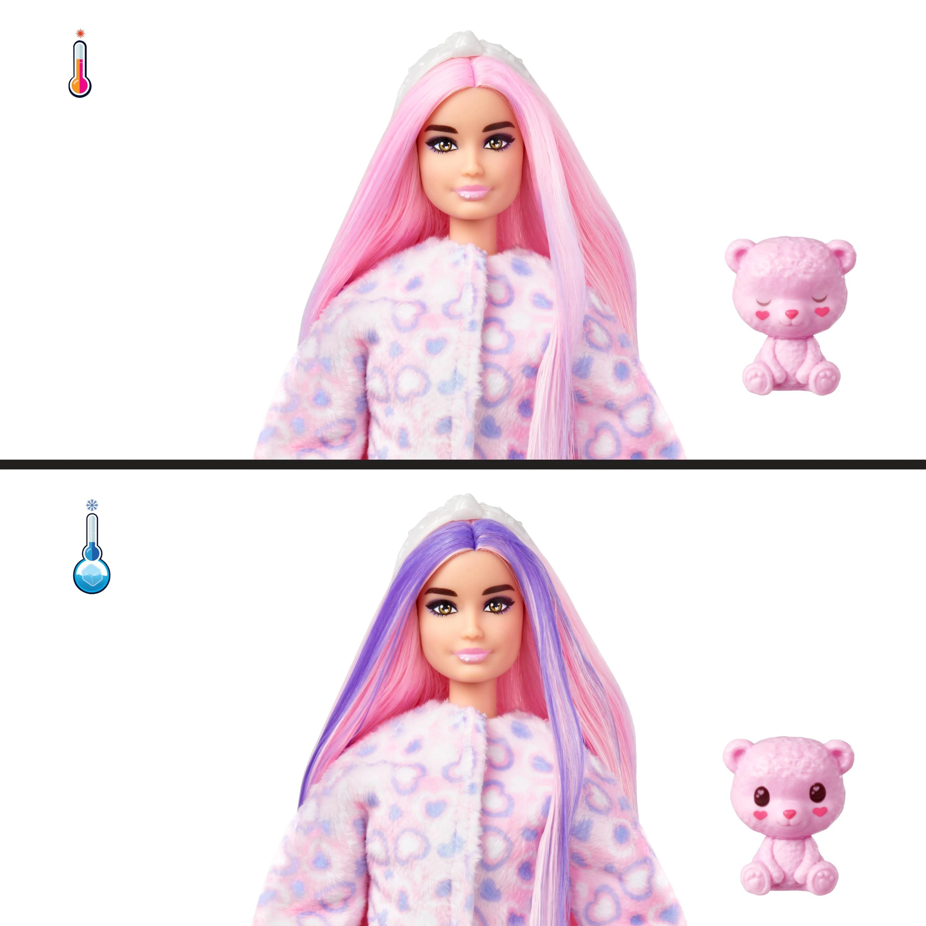 BARBIE „Cutie Reveal“ rinkinys, marškinėlių serija – meškutė