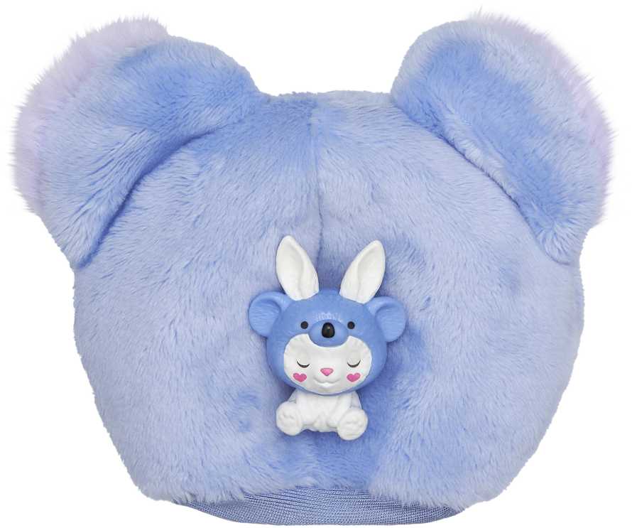 Barbės „Cutie Reveal“ rinkinys, minkštutėlių kostiumų serija - triušelis + koala