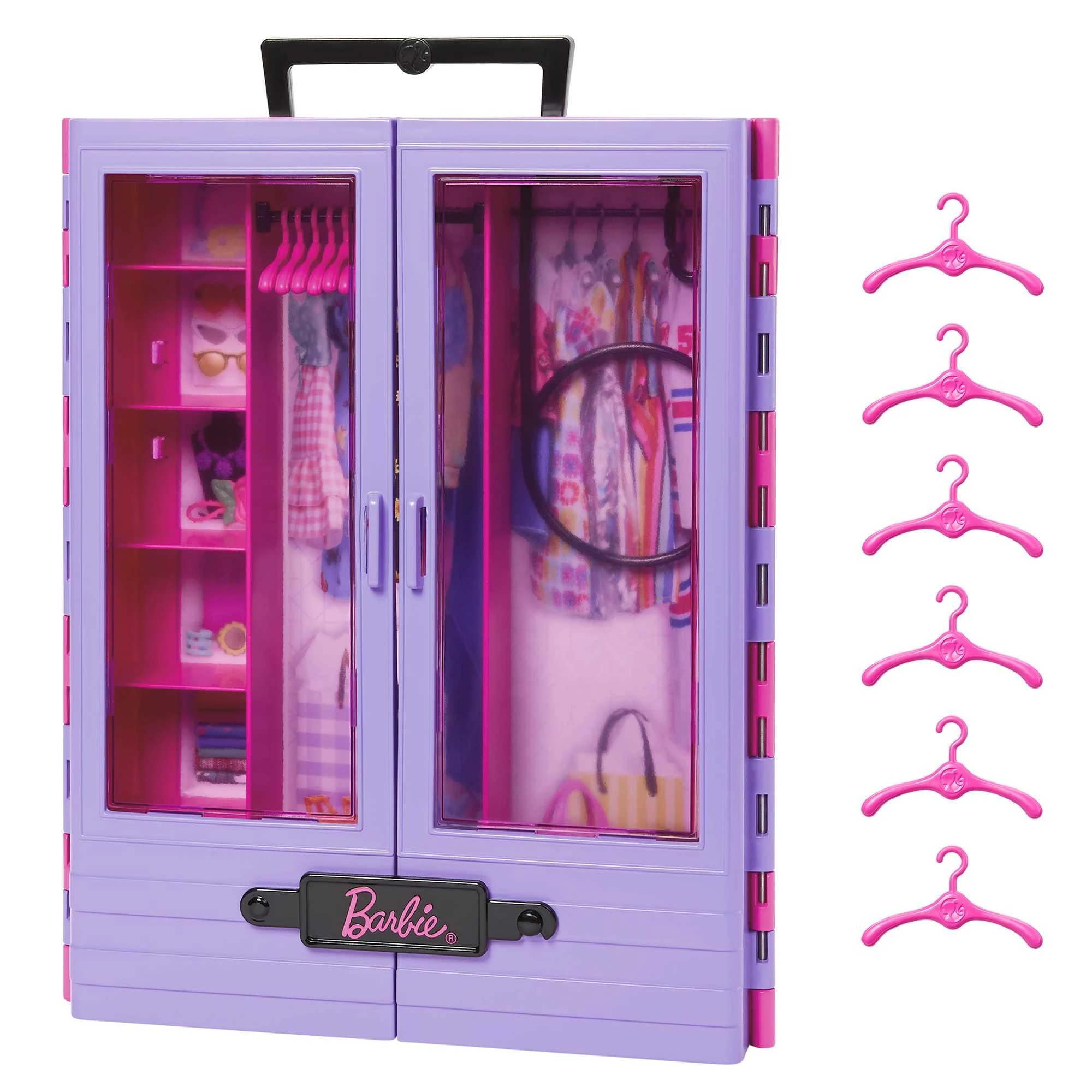 Mattel Barbės rūbų ir aksesuarų spinta