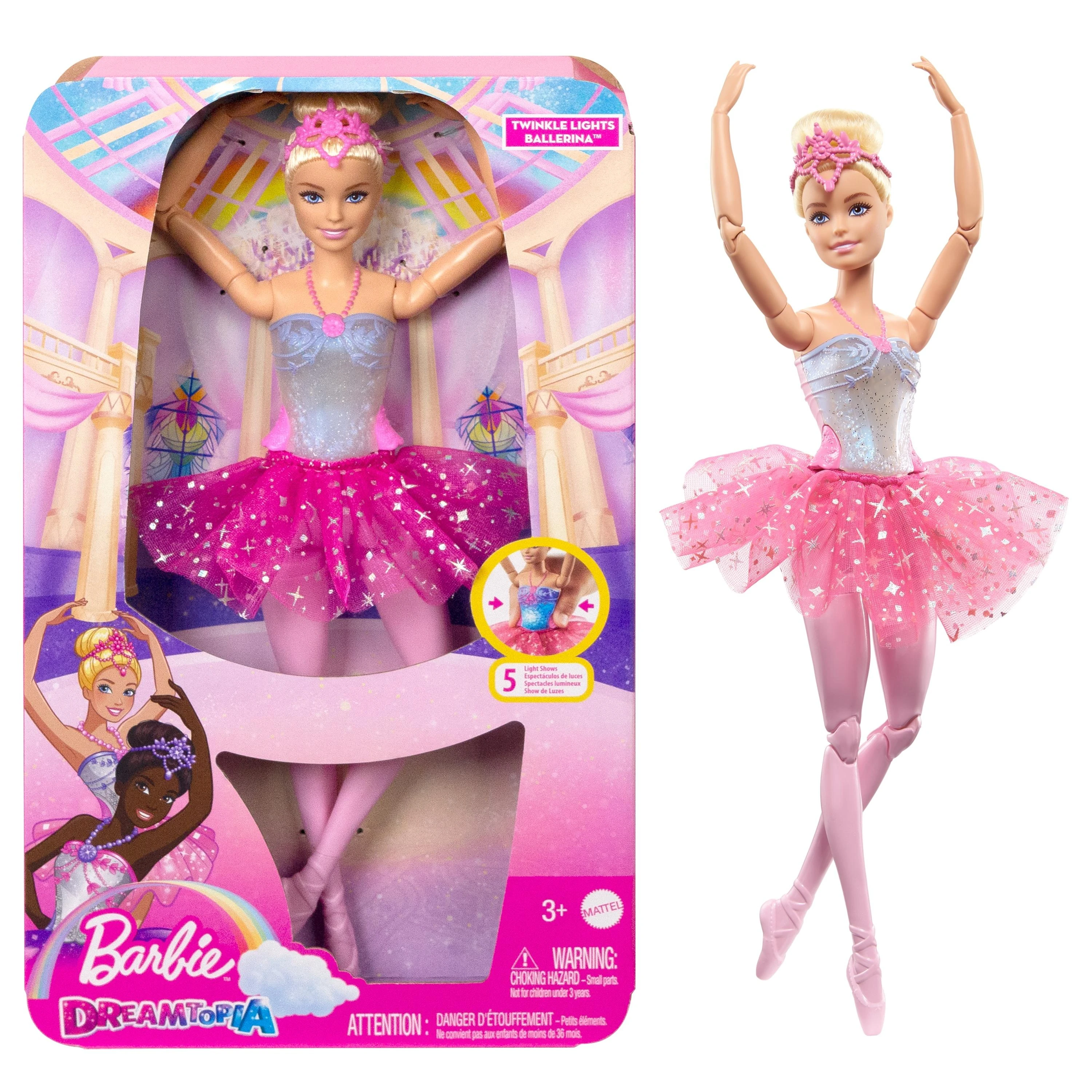 Lėlė Barbie Dreamtopia balerina su švieselėmis