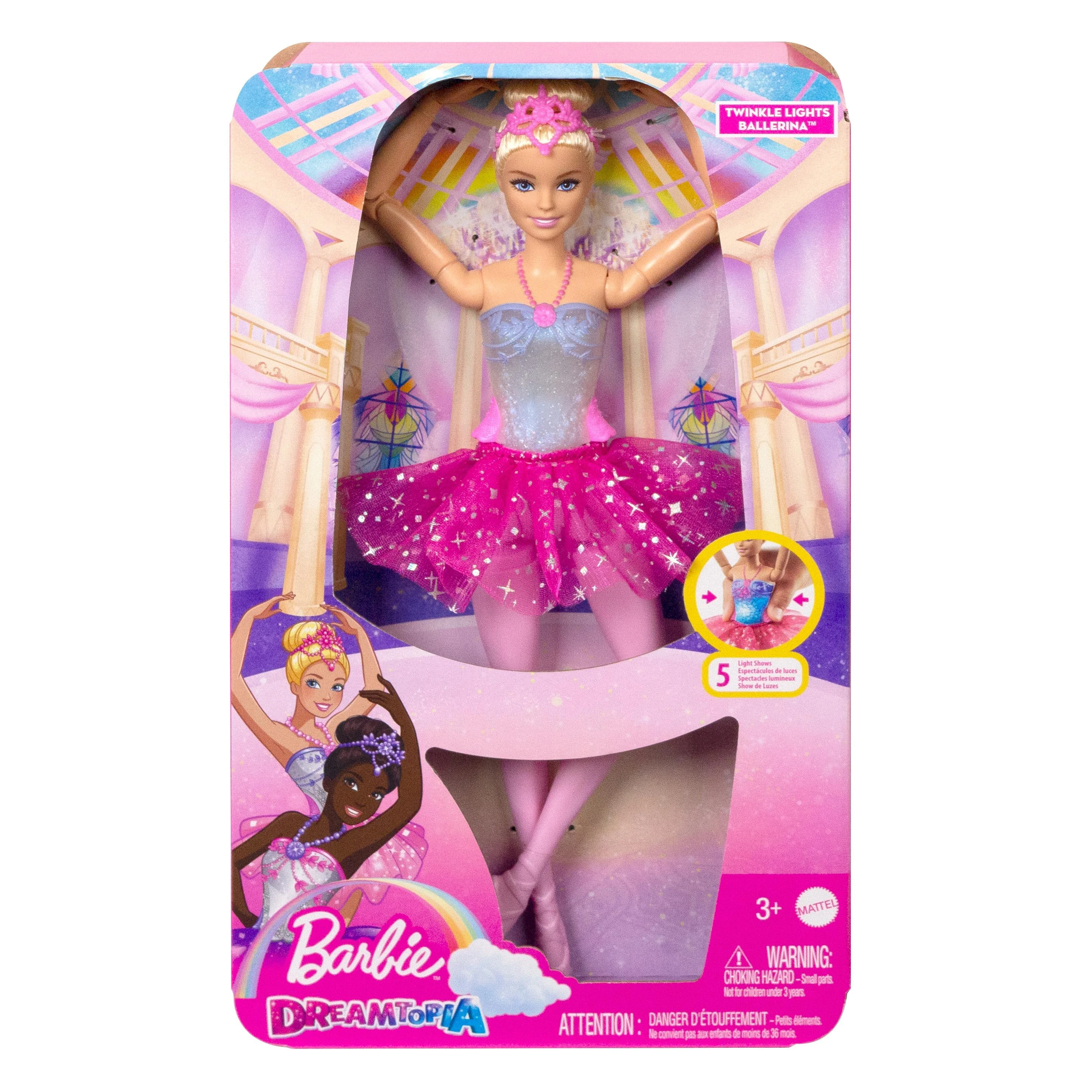 Lėlė Barbie Dreamtopia balerina su švieselėmis