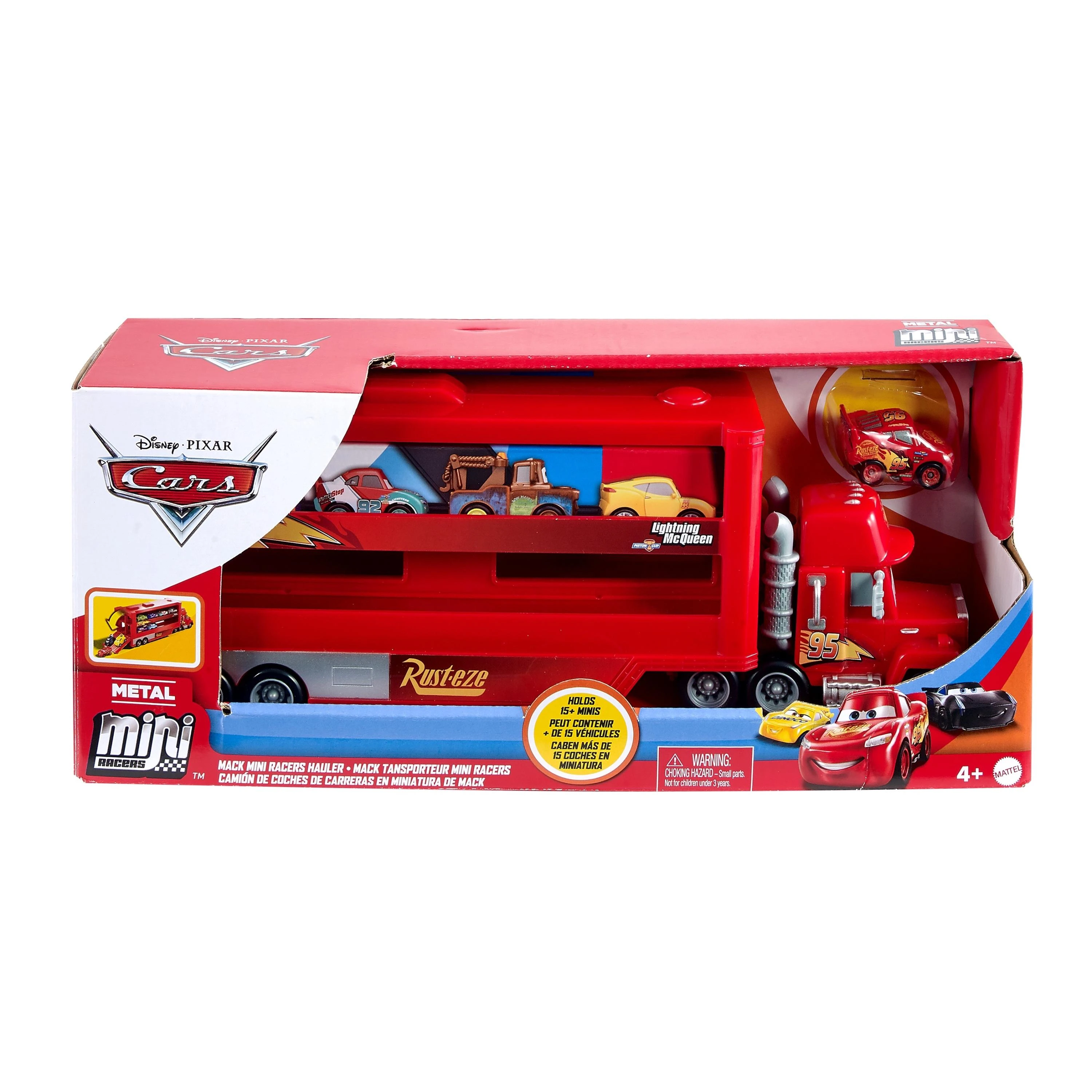 Mattel Cars transporteris Makas mini lenktynininkams (GNW34)