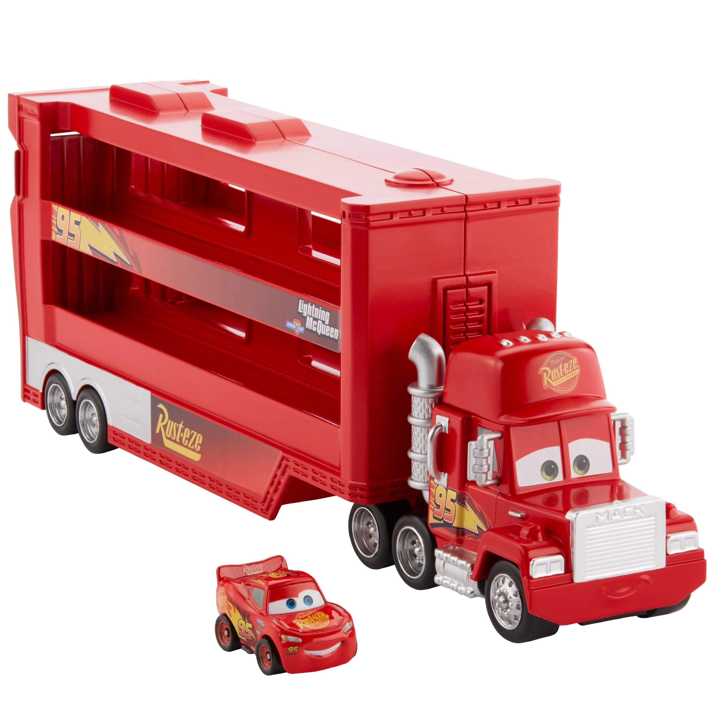 Mattel Cars transporteris Makas mini lenktynininkams (GNW34)