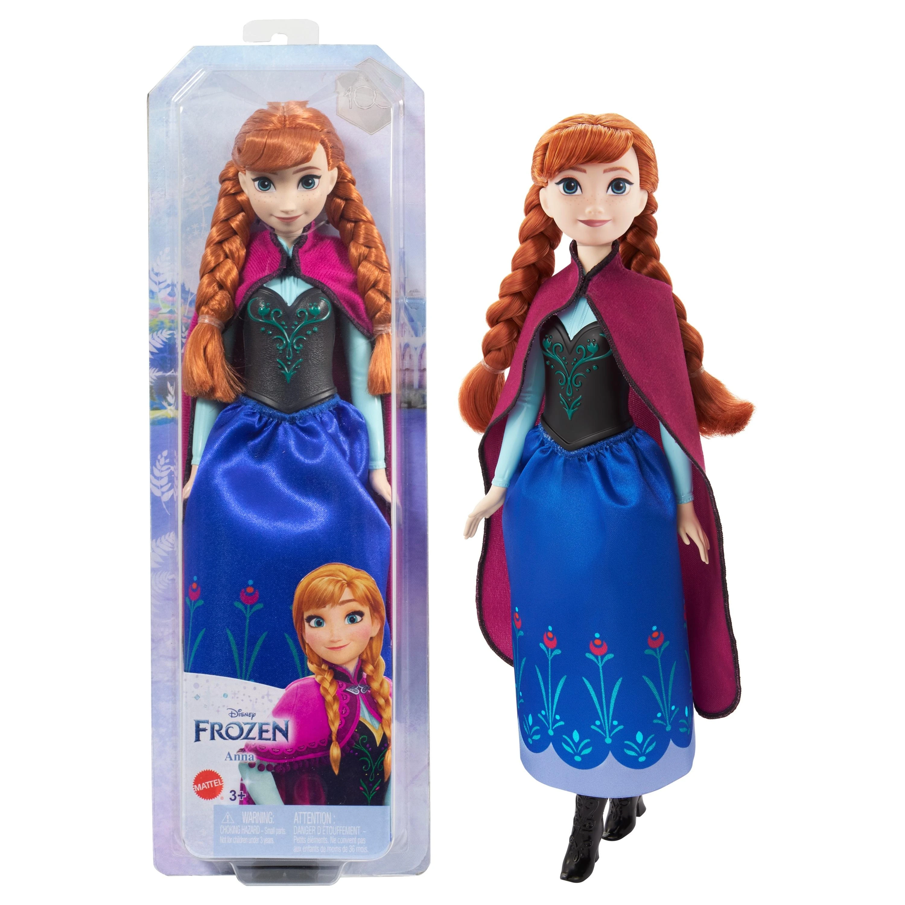 Mattel DISNEY FROZEN lėlė Ana (1 filmo dalies įkvėpta išvaizda) (HLW49)