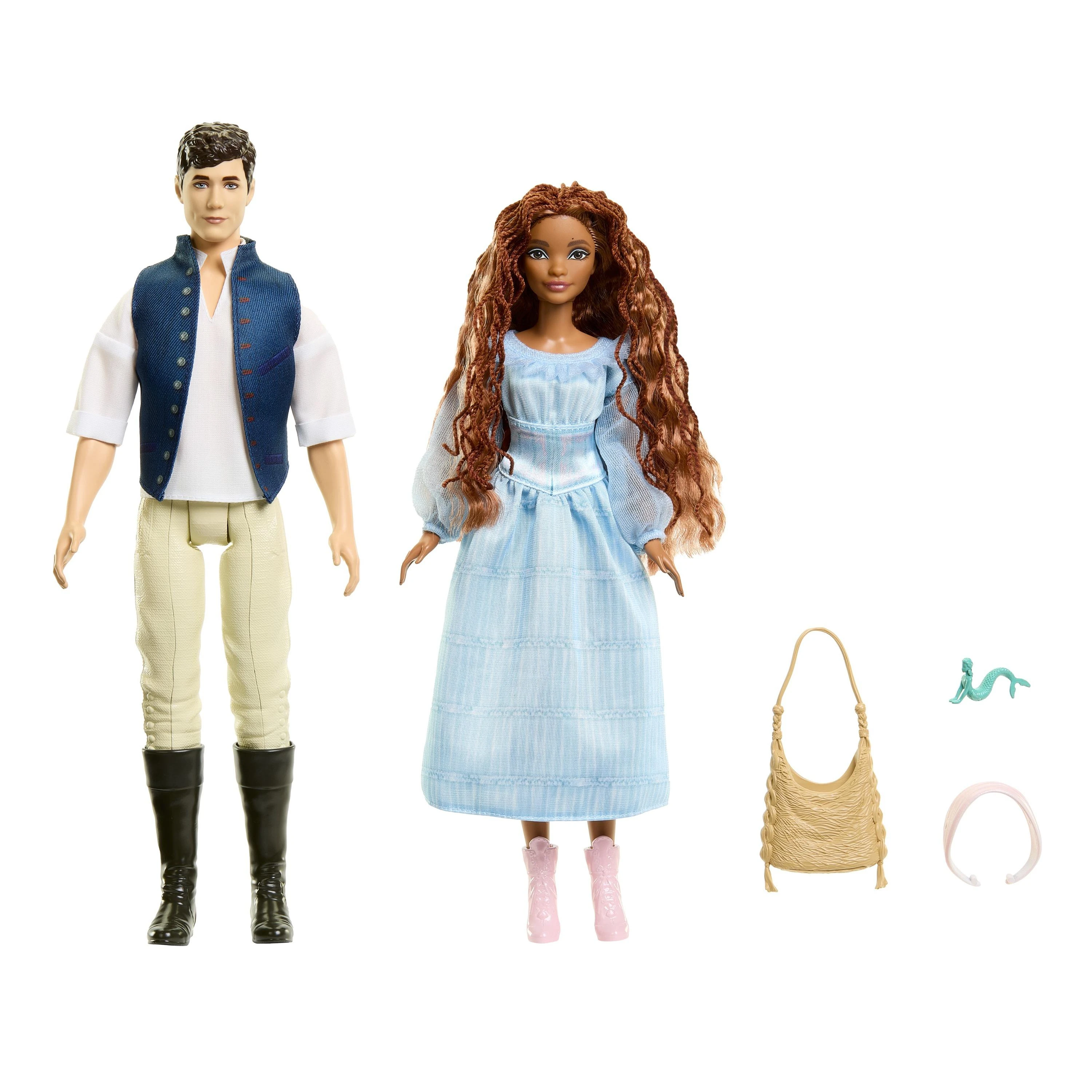 „Disney Little Mermaid“ herojai Erikas ir Arielė
