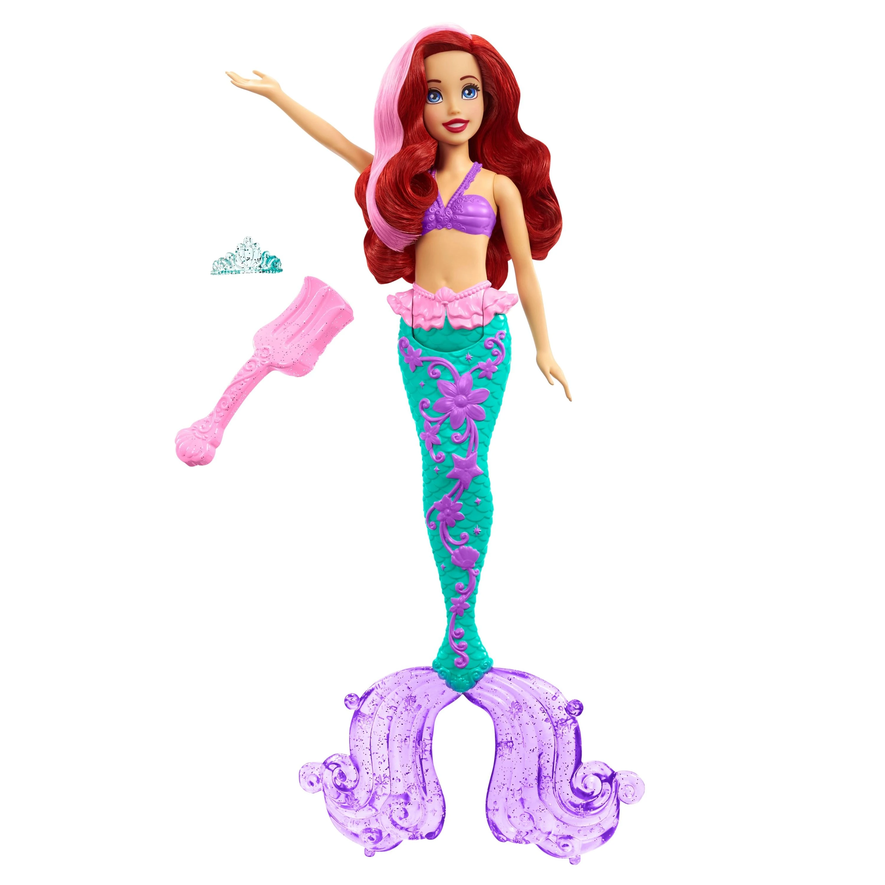 Mattel „DISNEY PRINCESS“ lėlė - Arielė su spalvų keitimo funkcija