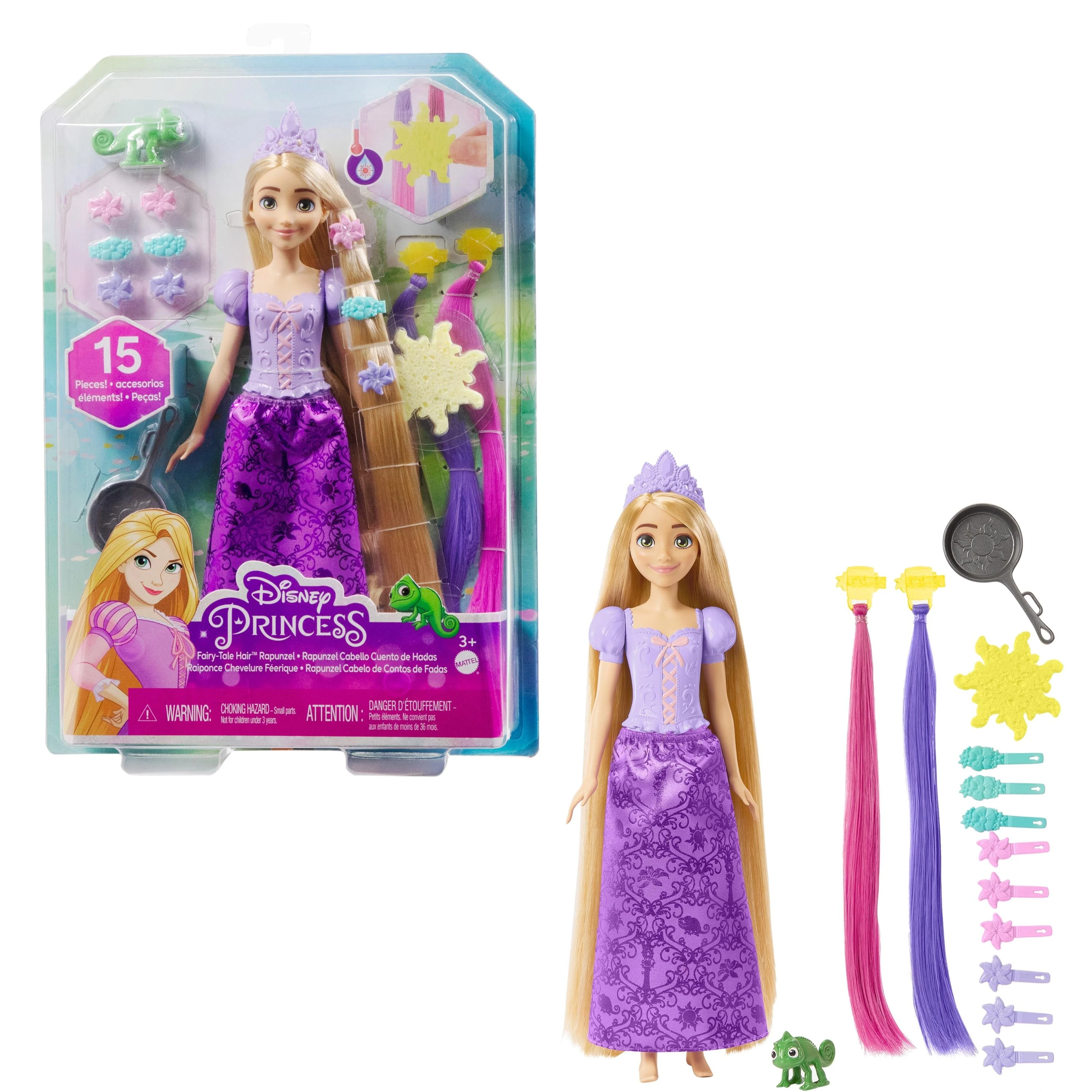 „Disney Princess“ lėlė - Auksaplaukė su spalvų keitimo funkcija aprašymas - Prekės nuotrauka
