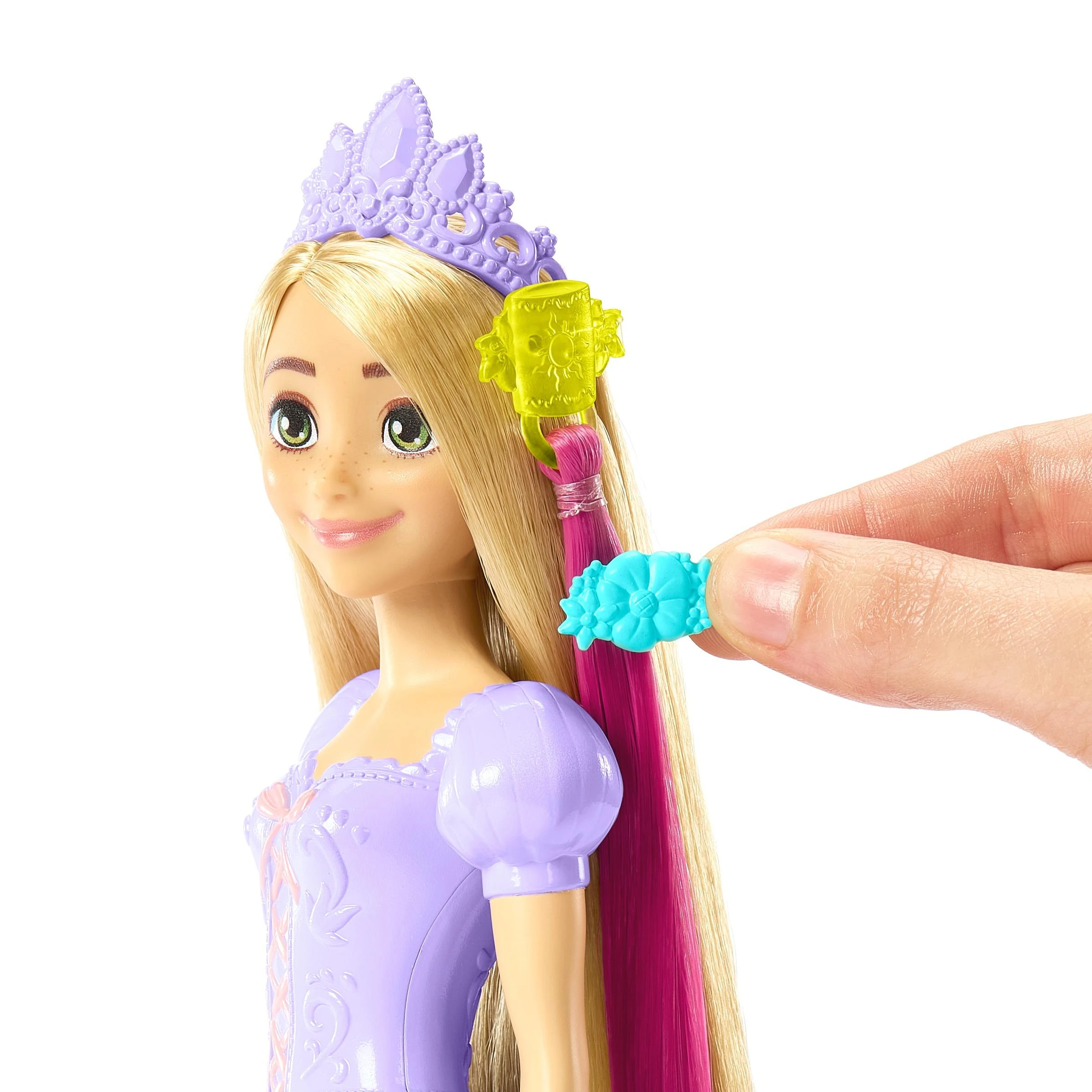 „Disney Princess“ lėlė - Auksaplaukė su spalvų keitimo funkcija