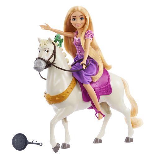 DISNEY PRINCESS Lėlės Auksaplaukės ir žirgo rinkinys aprašymas - Prekės nuotrauka