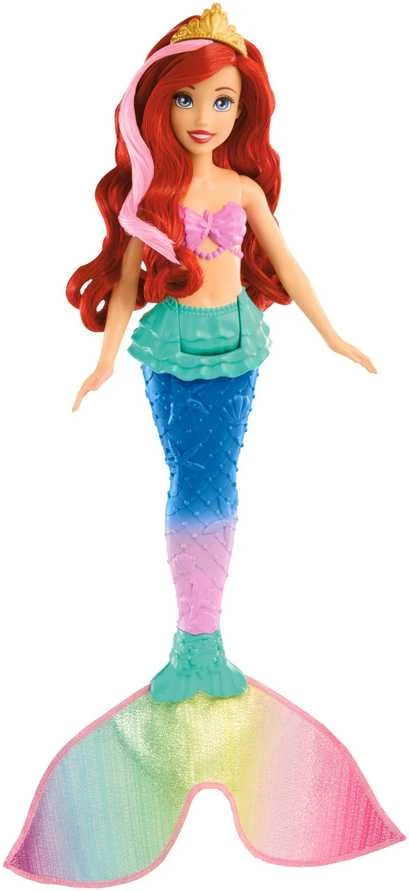 „Disney Princess“ undinėlė Arielė su spalvų keitimo funkcija