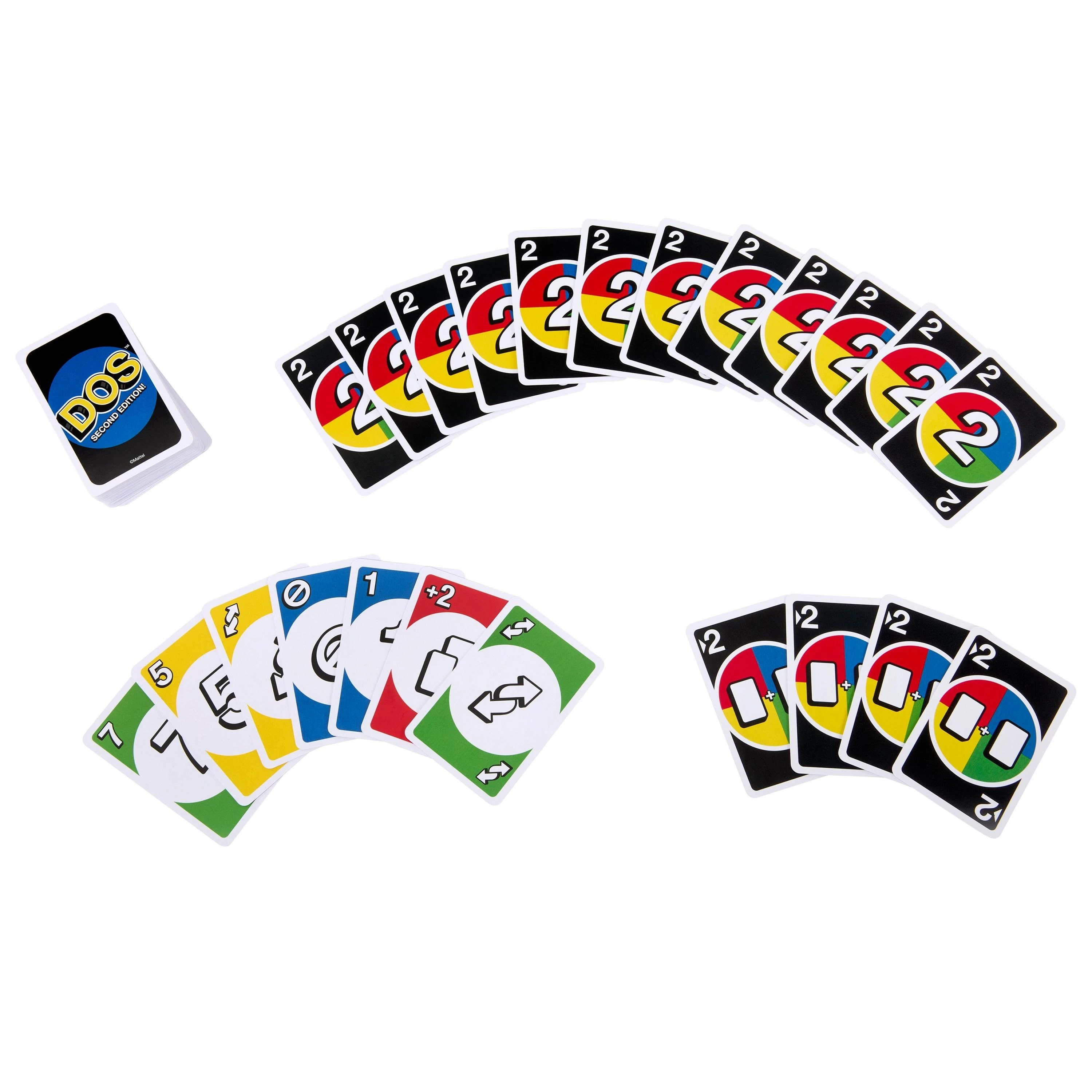 Mattel UNO kortos DOS (atnaujintos) (HNN01)