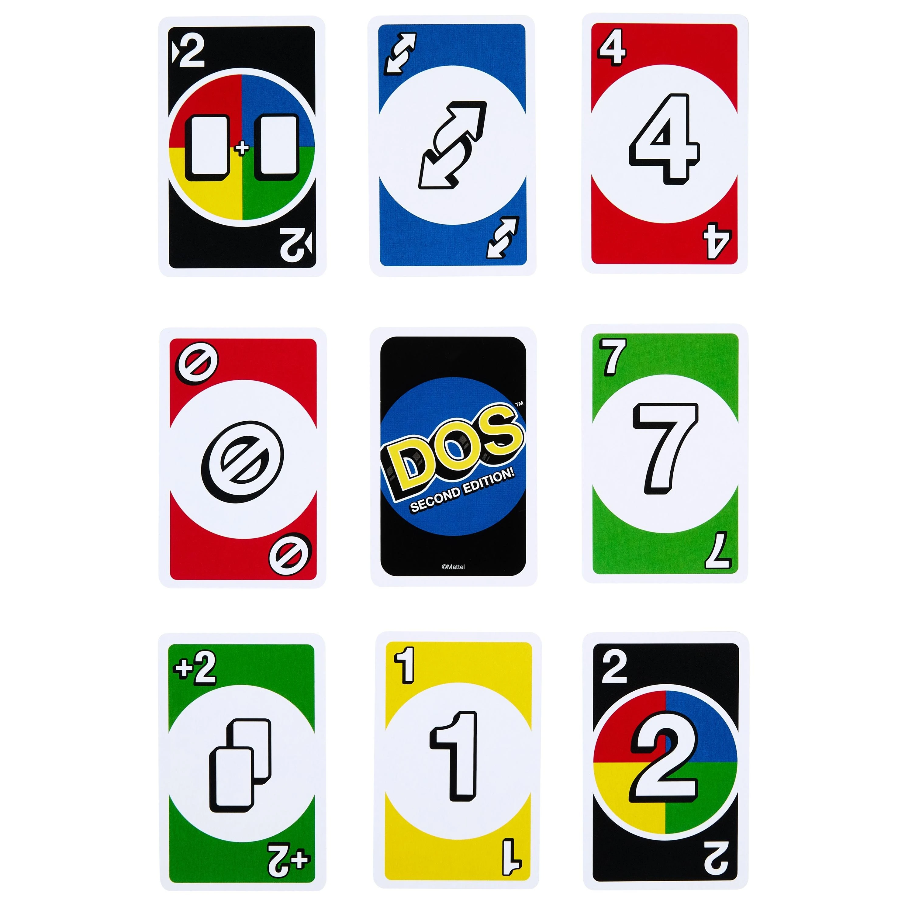 Mattel UNO kortos DOS (atnaujintos) (HNN01)