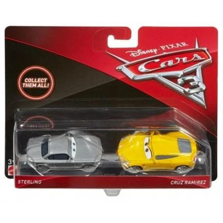Mattel CARS 3 dviejų automodelių rinkinys Die Cast, DXV99