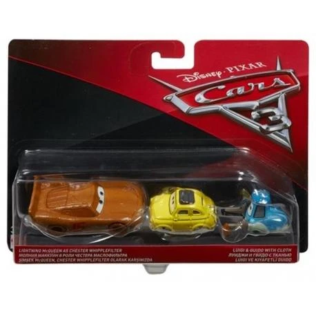 Mattel CARS 3 dviejų automodelių rinkinys Die Cast, DXV99