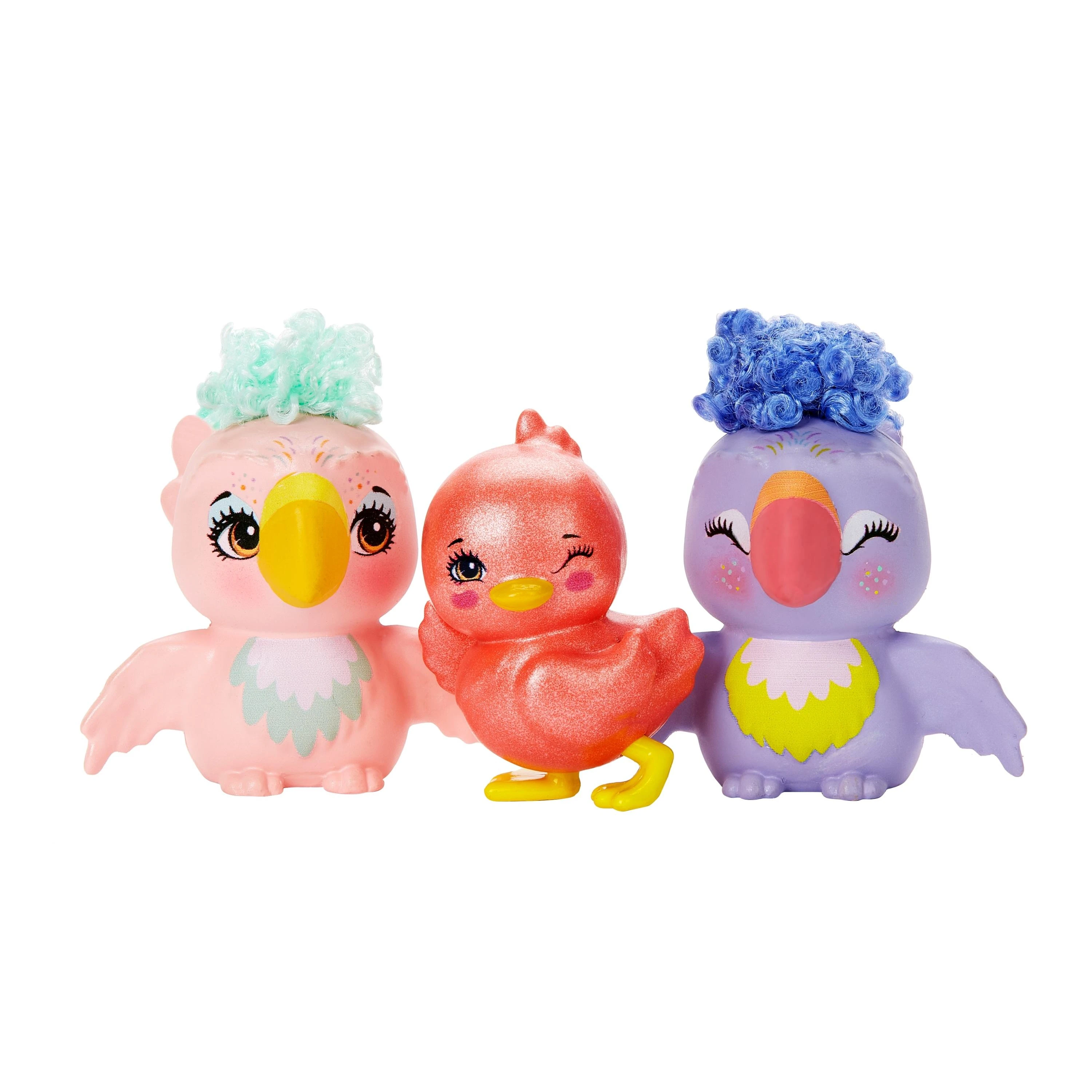 Mattel „Enchantimals“ herojų paukščių kikilių šeima