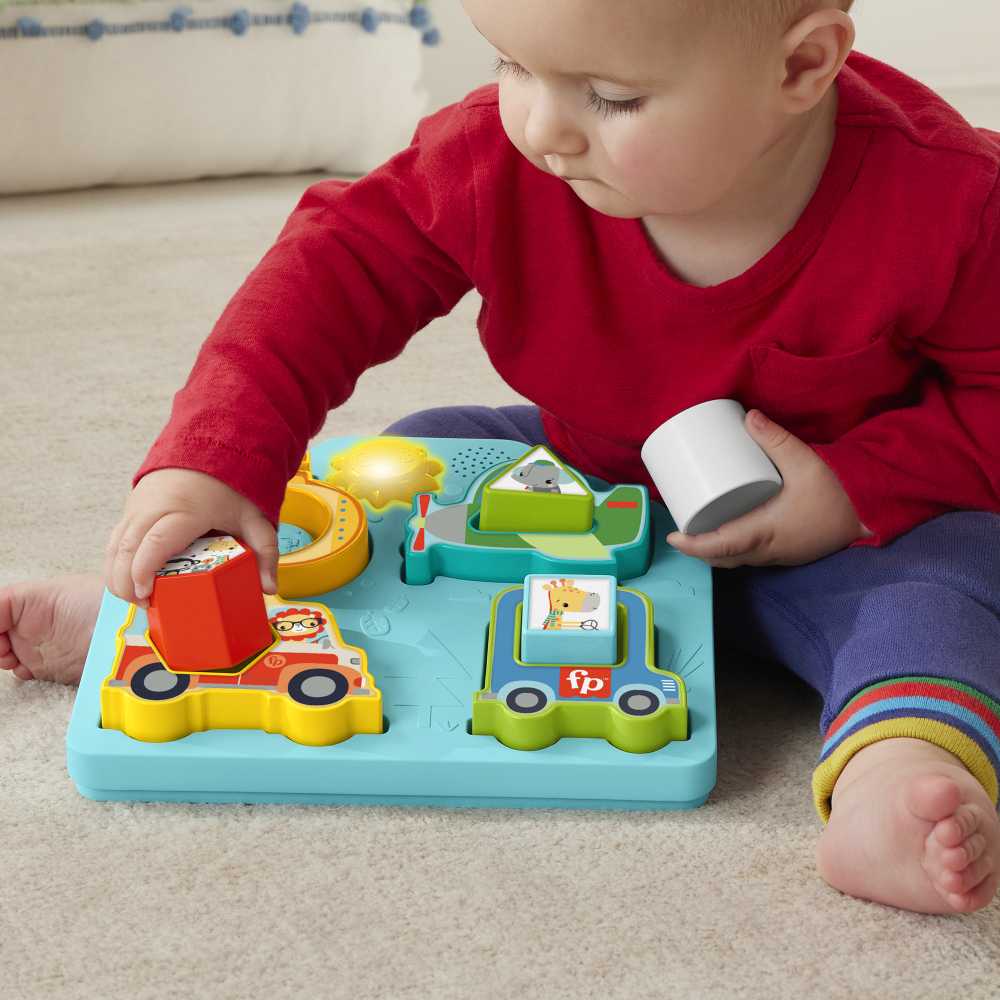 Mattel FISHER-PRICE formelių rūšiuoklė – Mašinėlės (HRP31)