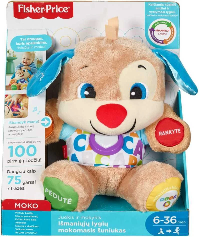 Fisher price Išmaniųjų lygių šuniukas (Lietuviškai įgarsintas)
