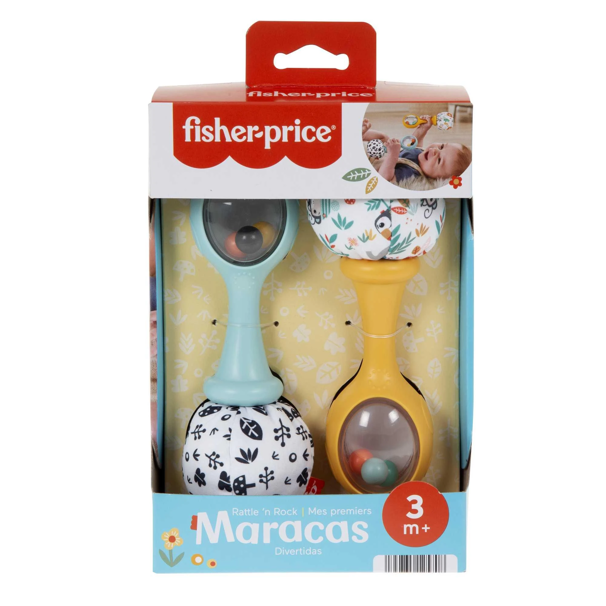 Fisher-Price vaikiškos marakos pakuotėje